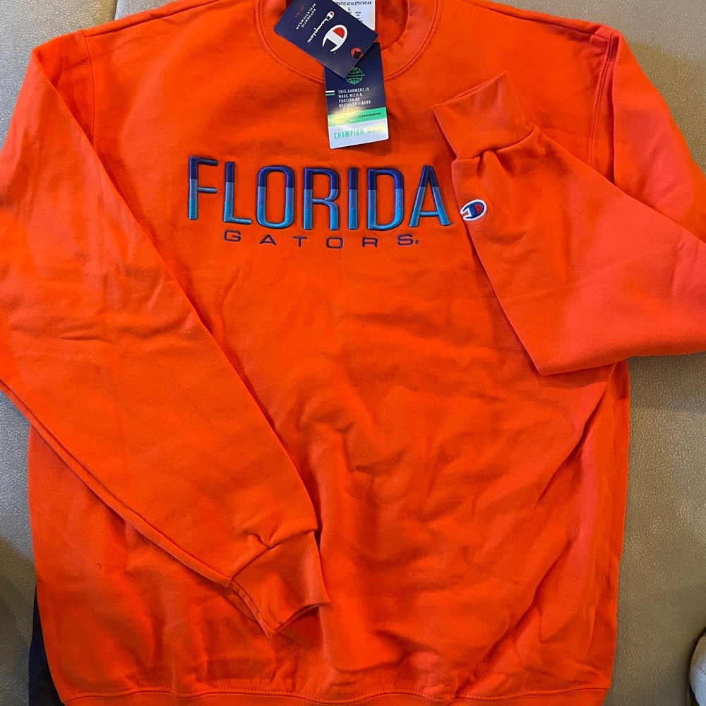 Large Florida Gators Champion Crewneck Sweatshirt